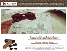 Tablet Screenshot of fantomoptics.com